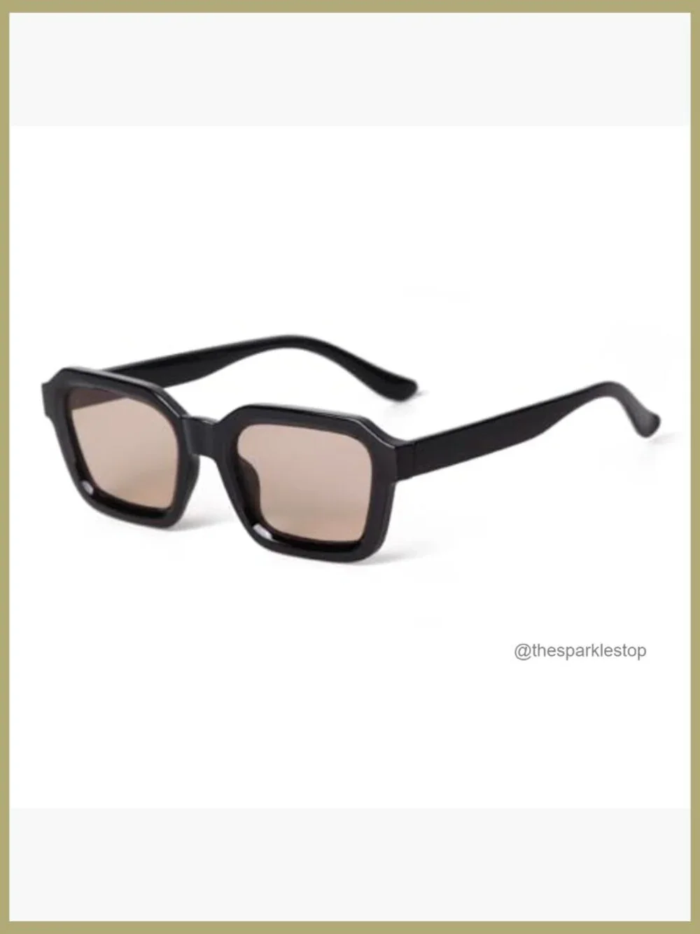 Unisex Designer Inspired Square Sunglasses UV400 Protection - Picture 3 of 5